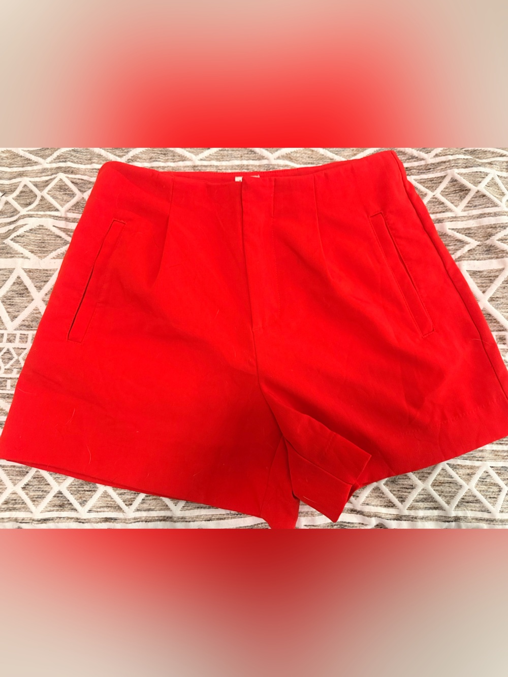 A New Day Shorts - Bright Red, 8